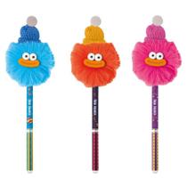 Caneta Gel Apagável Tris 0.7mm com Pompom Palhaço - Escrita Suave e Divertida - LARANJA Caneta Gel Apagável Tris 0.7mm com Pompom Palhaço - Escrita Suave e Divertida - LARANJA