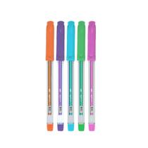 Caneta Gel Arte 5 Cores Pastel Escrita Macia - Jocar Office Caneta Gel Arte 5 Cores Pastel Escrita Macia - Jocar Office