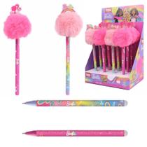 Caneta gel barbie pompom - ponta fina 0,7mm - tris Caneta gel barbie pompom - ponta fina 0,7mm - tris
