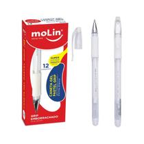 Caneta Gel Branca Sobrancelha Design Marcação Micro