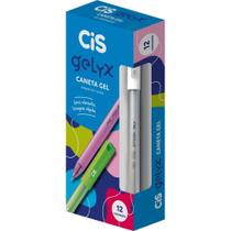 Caneta GEL CIS GELYX Branca 0.8MM Caixa com 12 Unidades Caneta GEL CIS GELYX Branca 0.8MM Caixa com 12 Unidades