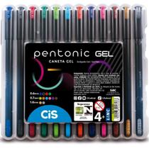 Caneta GEL CIS Pentonic 12 Cores