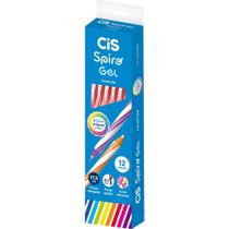 Caneta GEL CIS Spiro 0.7MM Vermelha Caixa com 12 Caneta GEL CIS Spiro 0.7MM Vermelha Caixa com 12