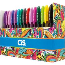 Caneta gel cis trigel 60 cores sertic