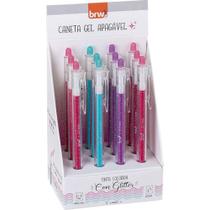 Caneta Gel Divert Gel Glit.Apag.0.7Mm 3Co