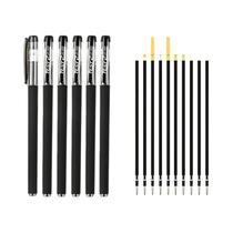 Caneta Gel Fosca Preta Para Estudantes, Escritório, Exames, Caneta De Assinatura Em Vermelho E Azul,