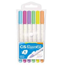 Caneta Gel Jimmy Gel Kit com 6 Cores Pastel - Cis