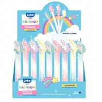 Caneta Gel Lyke Gel Azul Rainbow 0.7MM Unicórnio com Tinta Azul 1 Unidade Lilás Caneta Gel Lyke Gel Azul Rainbow 0.7MM Unicórnio com Tinta Azul 1 Unidade Lilás