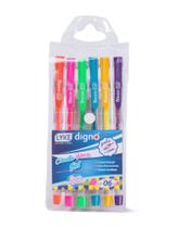 Caneta Gel Neon - Kit c/ 6 - Lyke