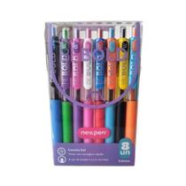 Caneta Gel NewPen Be Bold 0.5mm com 8 cores Caneta Gel NewPen Be Bold 0.5mm com 8 cores