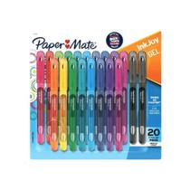 Caneta Gel Paper Mate InkJoy 0,7mm 20 Cores