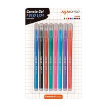 Caneta Gel Pop-Up 0.55 Colorida - Blister com 8 Unidades Jocar Office Leo&Leo Leonora - 97924 Caneta Gel Pop-Up 0.55 Colorida - Blister com 8 Unidades Jocar Office Leo&Leo Leonora - 97924