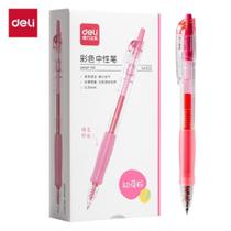 Caneta GEL Retrátil com GRIP Rosa 0,5MM Caixa com 12