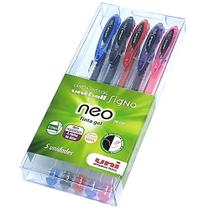 Caneta Gel Signo Neo Uni-ball - 5 Cores