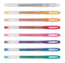 Caneta Gel Signo Sparkling c/ Glitter VIOLETA 0.7mm Uni-ball