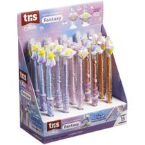 Caneta GEL TRIS Fantasy Apagável 0.7MM com Toppers Divertidos - Display com 15