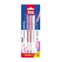 Caneta Gel Tris Inkfinity Pastel - Cartela com 3 Unidades Caneta Gel Tris Inkfinity Pastel - Cartela com 3 Unidades