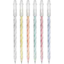 Caneta GEL TRIS SPIN FRESH 0.6MM 6 Cores Pastel (display com 24)
