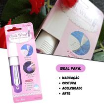 Caneta Giratória Para Tecido Giz Branco - Sew Mate