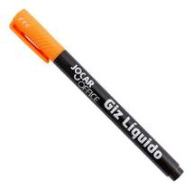 Caneta Giz Liquido Laranja - Jocar Office Caneta Giz Liquido Laranja - Jocar Office