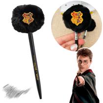 Caneta Harry Potter Com Pompom 1.0mm Esferográfica Fofa