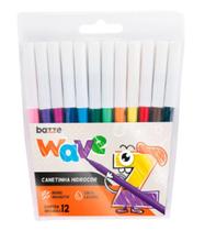Caneta Hidr 12 Cores Waze Bazze