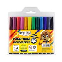 Caneta Hidro 12 Cores Big Brw - LC