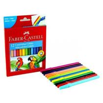 Caneta Hidrocor 12 Cores Lavável FABER CASTELL - FABER CASTEEL