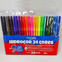 Caneta Hidrocor 24 unidades de cores diferentes
