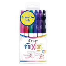 Caneta Hidrocor Apagável Pilot Frixion Colors com 06 cores