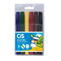 Caneta hidrocor colorcis jumbo 6 cores - 207.6700