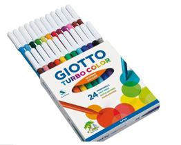 Caneta Hidrocor Giotto Turbo Color 24 Cores Intense Colors