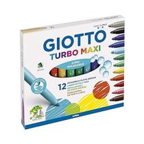 Caneta Hidrocor Giotto Turbo Maxi 12 Super Washable 076200SA