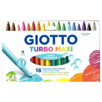 Caneta Hidrocor Giotto Turbo Maxi 18 Cores