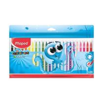 Caneta Hidrocor Maped Color Peps Ocean 24 Cores Caneta Hidrocor Maped Color Peps Ocean 24 Cores