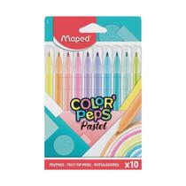 Caneta Hidrocor Maped Color Peps Pastel 10 Cores Caneta Hidrocor Maped Color Peps Pastel 10 Cores