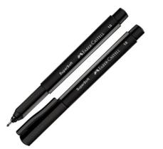Caneta Hidrocor Supersoft 1.0 Preto Faber Castell Caneta Hidrocor Supersoft 1.0 Preto Faber Castell