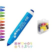 Caneta hidrog. 12 cores big c.carimbo kz20512