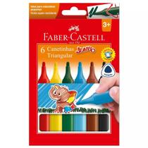 Caneta Hidrog. Jumbo Tri 15.0206J 06 Cor Faber Castell Caneta Hidrog. Jumbo Tri 15.0206J 06 Cor Faber Castell