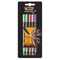 Caneta Hidrográfica 0,4mm 5 Cores Intensity 930192 Bic Blister - LC