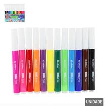 Caneta Hidrográfica 12 Cores 5.0mm BIG Colors - Tudo em Caixa