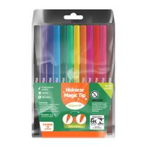 Caneta Hidrográfica 12 Cores Magic Tip - Leo&Leo