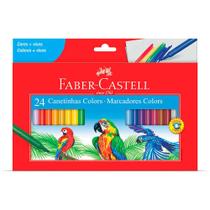 Caneta Hidrográfica 24 Cores - Faber Castell - Faber-Castell