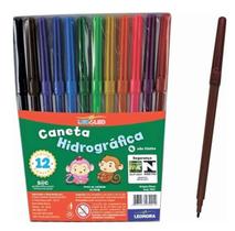 Caneta Hidrografica 24 Cores - Pacote com 12 unidades - Leo&Leo