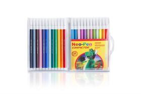 Caneta Hidrográfica 24 Cores Pequena Neo Pen - Compactor Caneta Hidrográfica 24 Cores Pequena Neo Pen - Compactor