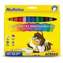 Caneta Hidrográfica BIG 12 Cores