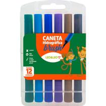 Caneta Hidrografica BRUSH 12CORES