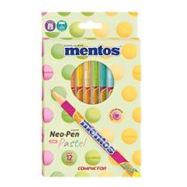 Caneta hidrográfica c/12 neo pen gigante mentos Caneta hidrográfica c/12 neo pen gigante mentos