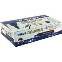 Caneta Hidrográfica Color 850L Junior Preta - Caixa com 12 Unidades