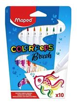 Caneta hidrografica colorpeps brush 10 cores